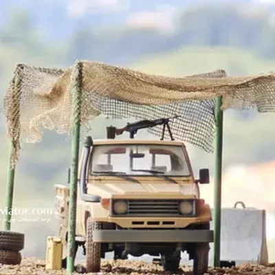 خرید ماکت دایارومای تویوتا پیکاپ pickup military 1/35 - مقیاس 1:35 - برند Exclusive