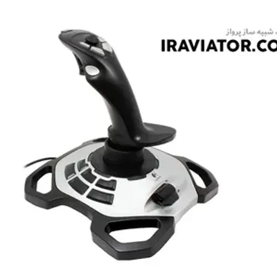 خرید ماکت شبیه ساز پرواز لاجیتک مدل جوی استیک اکستریم پرو Extreme 3D Pro - مقیاس 1:1 - برند Logitech